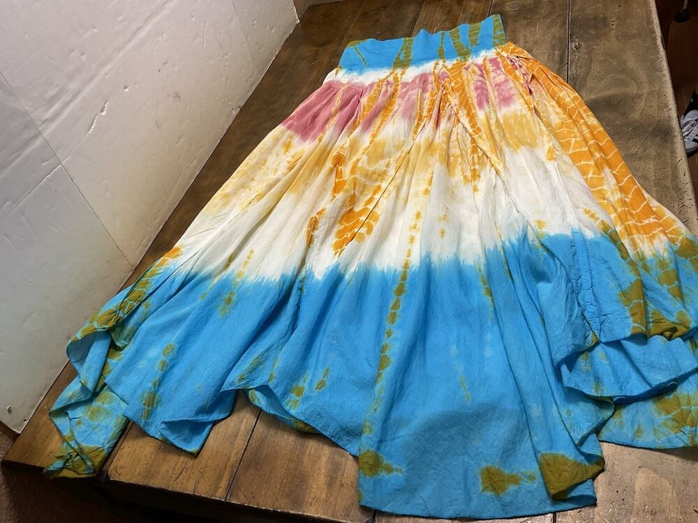 Tasha Polizzi The Dye Colorful Maxi Skirt Size Medium Boho Chic